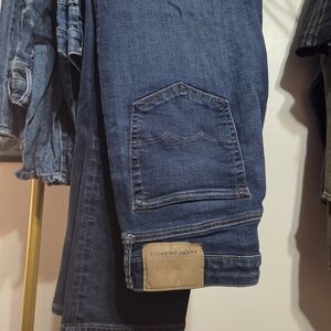 American Eagle Outfitters Men's Dark Wash Straight Jeans